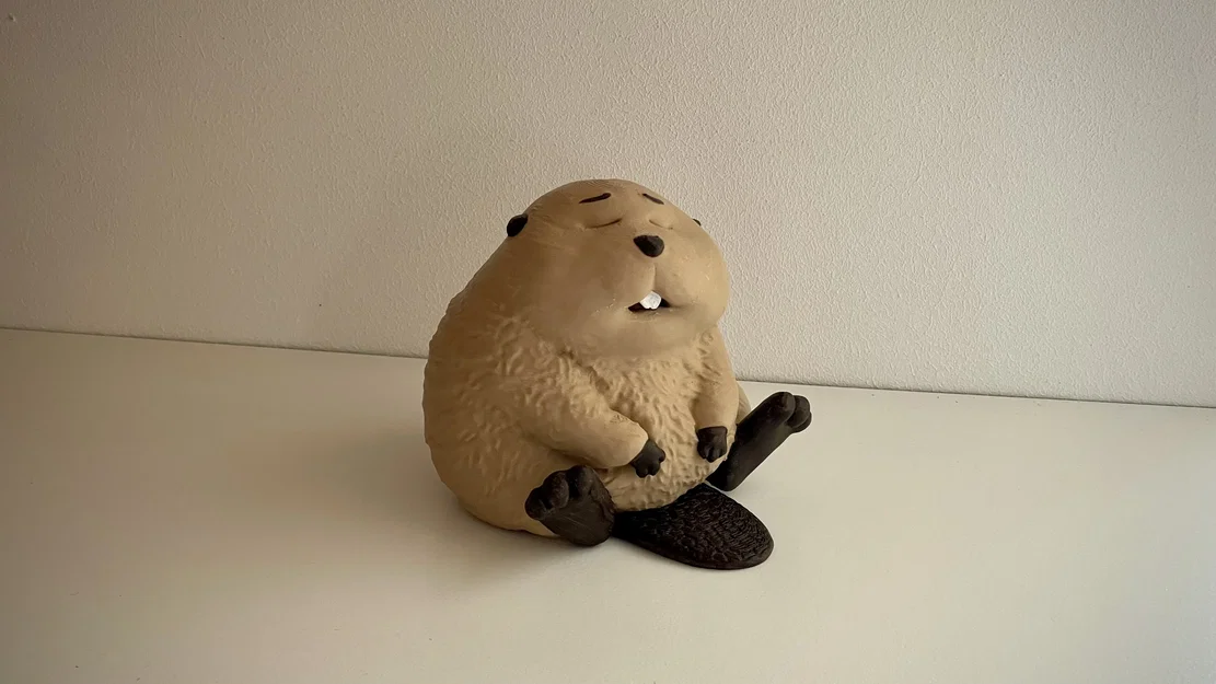 Mô hình chú hải ly thư giãn (Loafing Beaver) - Image 2
