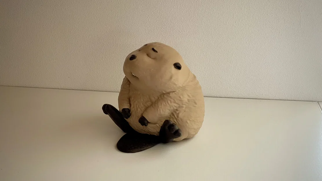 Mô hình chú hải ly thư giãn (Loafing Beaver) - Image 3