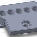 Nắp cố định Original Prusa Enclosure - Bộ 5 lỗ dẫn PTFE cho MMU3 - Thumbnail 1