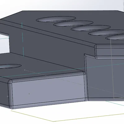 Nắp cố định Original Prusa Enclosure - Bộ 5 lỗ dẫn PTFE cho MMU3