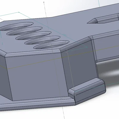 Nắp cố định Original Prusa Enclosure - Bộ 5 lỗ dẫn PTFE cho MMU3