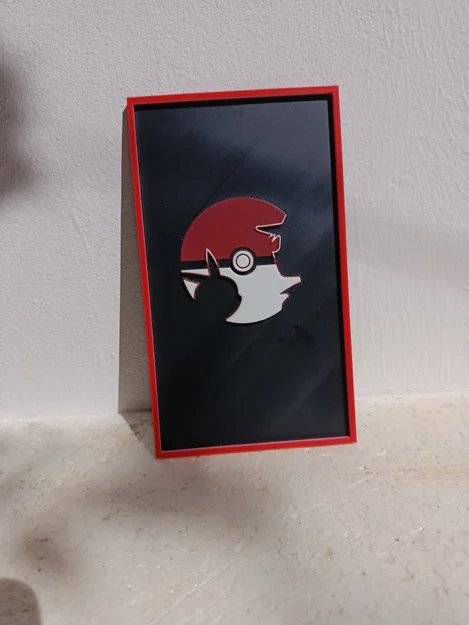 Tranh Hueforge Pikachu và Ash - Image 1