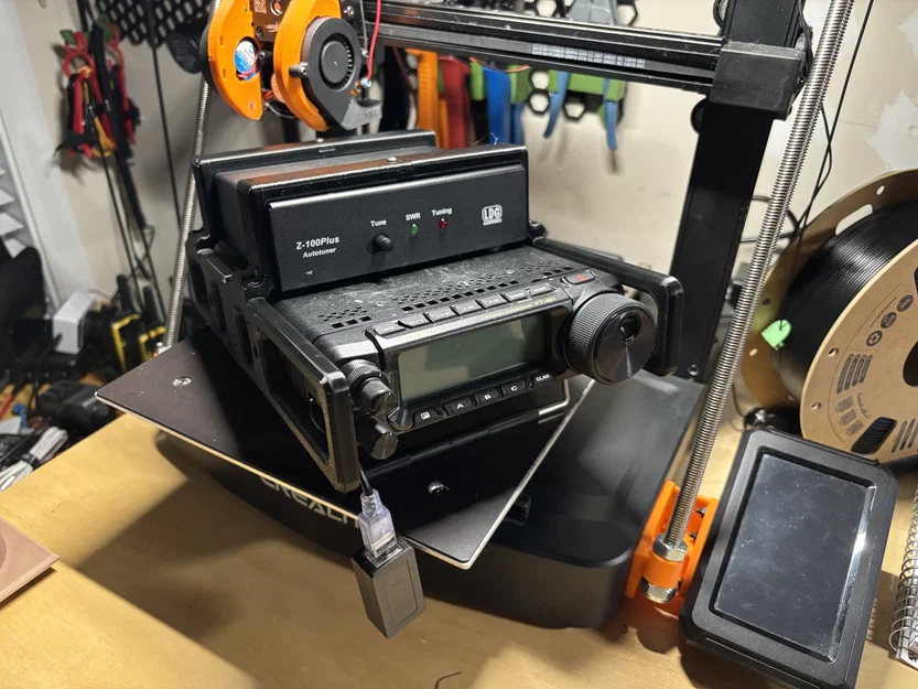 Bộ khung Yaesu FT-891/LDG Z-100 Plus Cradle - Image 3