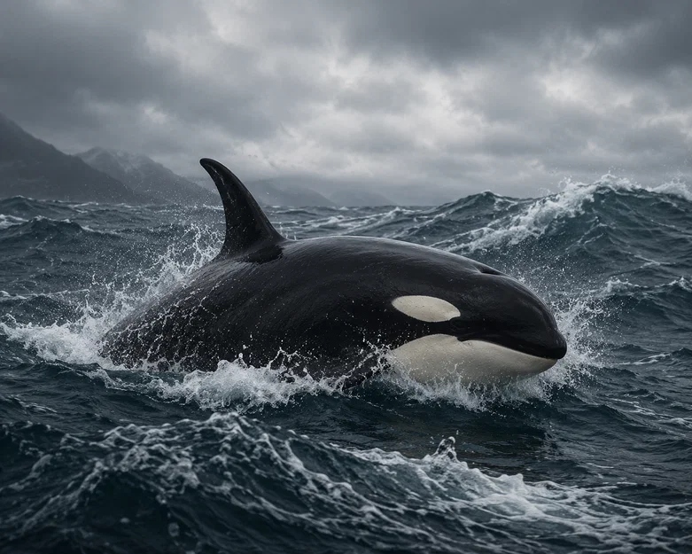 Mô hình cá voi sát thủ Orca chân thực - File in 3D chi tiết - Image 1