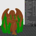 Mô hình 3D Dreaming Angel - Tượng thiên thần trang trí tinh tế - Thumbnail 3