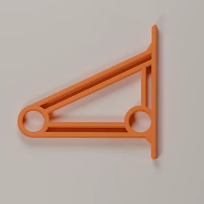 Giá treo cuộn nhựa 3D (Spool Rack) 1 inch chắc chắn, dễ lắp đặt