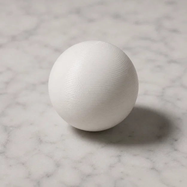 Mô hình viên bi tròn 3D (Marble) - Kiểm tra độ chuẩn xác của máy in - Image 1