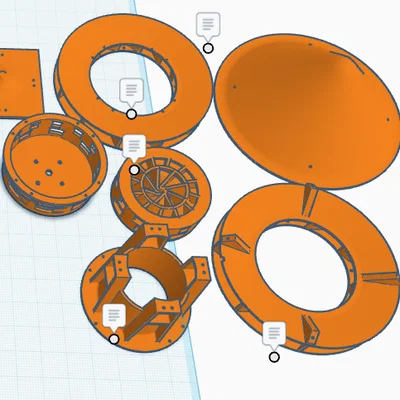 Mô hình Cyclone tí hon (ACA Cyclone) kèm hướng dẫn in 3D
