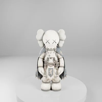 Phi hành gia trung cổ x Kaws (Mô hình in 3D)