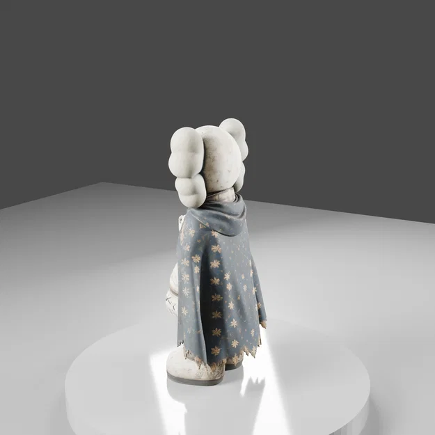 Phi hành gia trung cổ x Kaws (Mô hình in 3D) - Image 2
