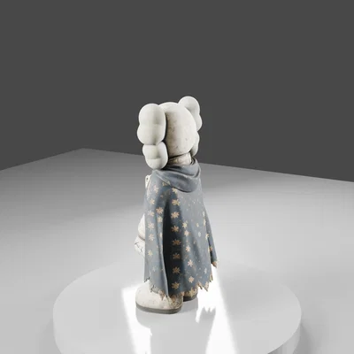 Phi hành gia trung cổ x Kaws (Mô hình in 3D)