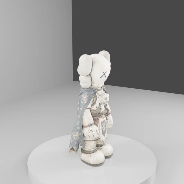 Phi hành gia trung cổ x Kaws (Mô hình in 3D) - Image 3