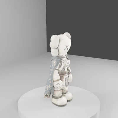 Phi hành gia trung cổ x Kaws (Mô hình in 3D)