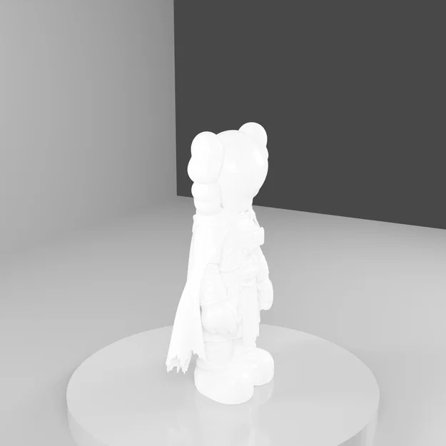 Phi hành gia trung cổ x Kaws (Mô hình in 3D) - Image 6