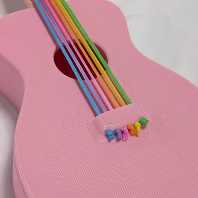 Đàn Guitar Đồ Chơi Dùng Dây Thun