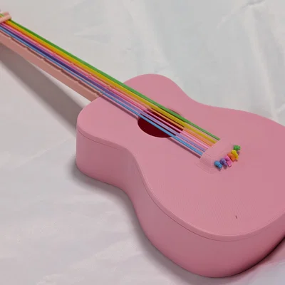 Đàn Guitar Đồ Chơi Dùng Dây Thun