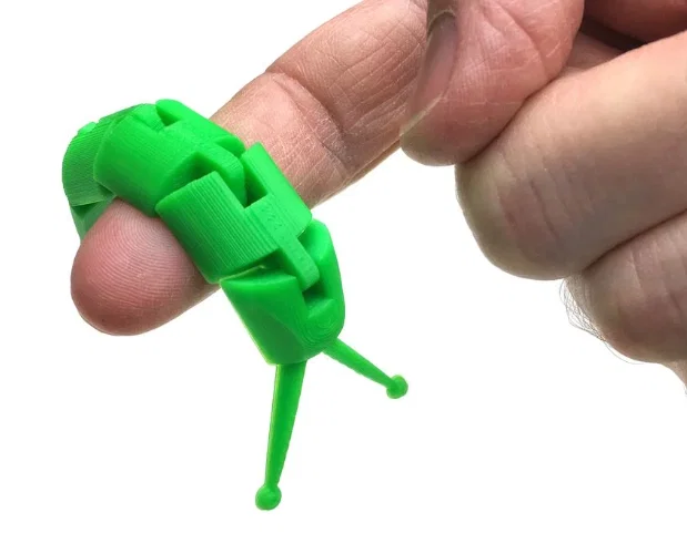 Mô hình ốc sên khớp nối (Articulated Slug) in 3D siêu linh hoạt - Image 1