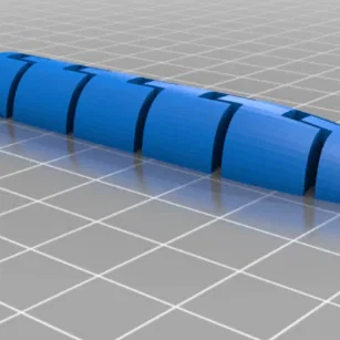 Mô hình ốc sên khớp nối (Articulated Slug) in 3D siêu linh hoạt
