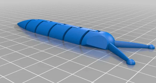 Mô hình ốc sên khớp nối (Articulated Slug) in 3D siêu linh hoạt - Image 4