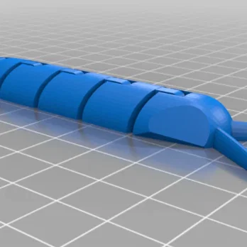Mô hình ốc sên khớp nối (Articulated Slug) in 3D siêu linh hoạt