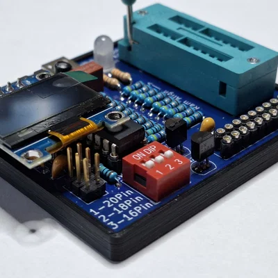 Vỏ bảo vệ cho bảng mạch RAM-Tester (phiên bản THT)