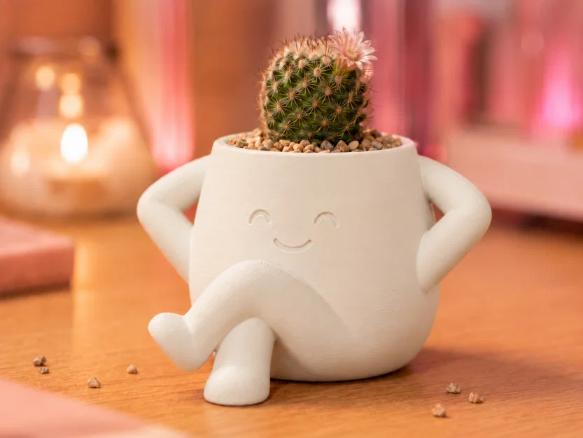 LoungePot Planter - Chậu Cây Trang Trí Bàn Làm Việc Dễ Thương - Image 6