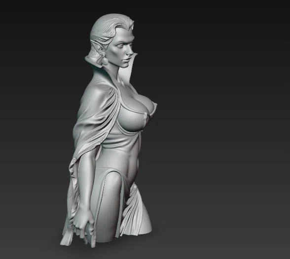 Mô hình tượng Nữ Bá Tước Ma Cà Rồng - Tượng nhân vật 3D ấn tượng - Image 2