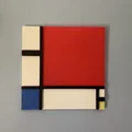 Piet Mondrian: Tác phẩm Composition with Red, Blue and Yellow (In 3D) - Thumbnail 1