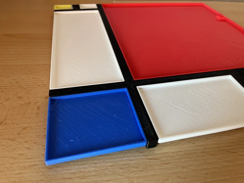 Piet Mondrian: Tác phẩm Composition with Red, Blue and Yellow (In 3D) - Image 2