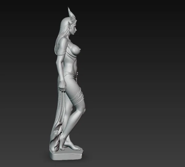 Mô hình 3D tượng nữ quỷ (Sexy Demon Statue) độc đáo cho người sưu tầm - Image 2