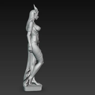 Mô hình 3D tượng nữ quỷ (Sexy Demon Statue) độc đáo cho người sưu tầm