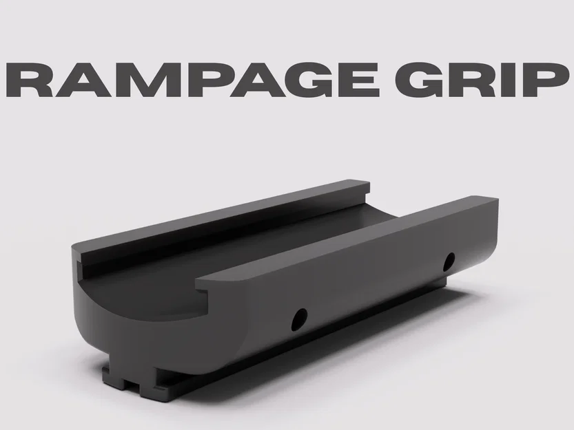 Tay Cầm Nạp Đạn Nerf Rampage Thay Thế — Nâng Cấp Thanh Ray, Không Cần Thêm Ốc - Image 1