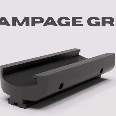 Tay Cầm Nạp Đạn Nerf Rampage Thay Thế — Nâng Cấp Thanh Ray, Không Cần Thêm Ốc