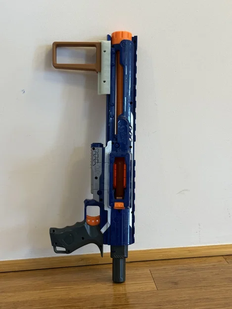 Tay Cầm Nạp Đạn Nerf Rampage Thay Thế — Nâng Cấp Thanh Ray, Không Cần Thêm Ốc - Image 3