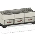 Khay tổ chức đồ dùng đa năng ORGANIZZATORE GT584 in 3D - Thumbnail 3