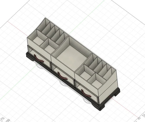 Khay tổ chức đồ dùng đa năng ORGANIZZATORE GT584 in 3D - Image 4