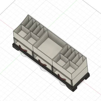 Khay tổ chức đồ dùng đa năng ORGANIZZATORE GT584 in 3D