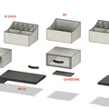 Khay tổ chức đồ dùng đa năng ORGANIZZATORE GT584 in 3D - Thumbnail 5