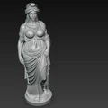 Mô hình tượng nữ thần Hy Lạp cổ đại đầy nghệ thuật cho in 3D - Thumbnail 3