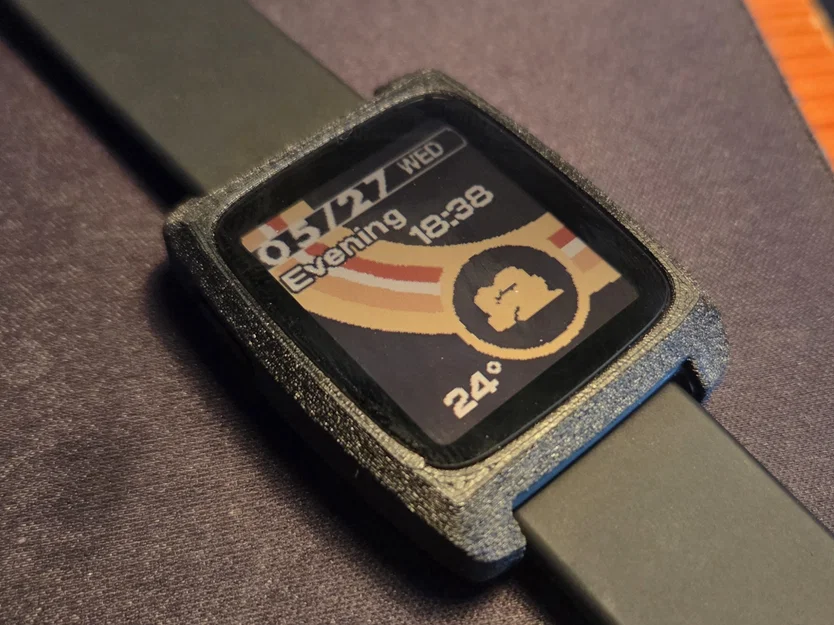 Ốp viền đơn giản cho Pebble Time 2 (Dạng khớp nối) - Image 1