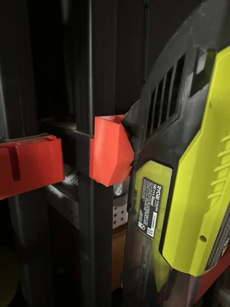 Giá treo máy thổi lá Ryobi P2180 gắn kệ Craftsman in 3D - Image 1