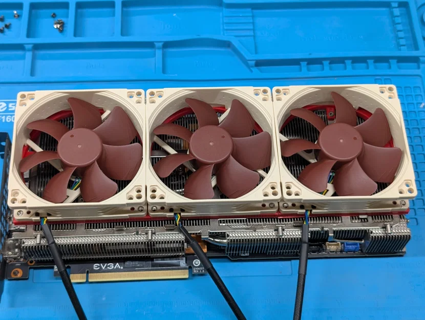 Ngàm gắn quạt 92mm cho EVGA FTW3 3090 Ultra Gaming - Image 4
