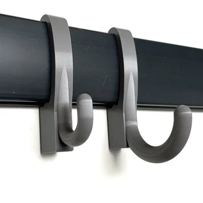 Bộ móc treo hình tròn nhiều kích thước cho thanh ray Rubbermaid FastTrack
