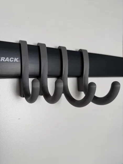 Bộ móc treo hình tròn nhiều kích thước cho thanh ray Rubbermaid FastTrack - Image 5