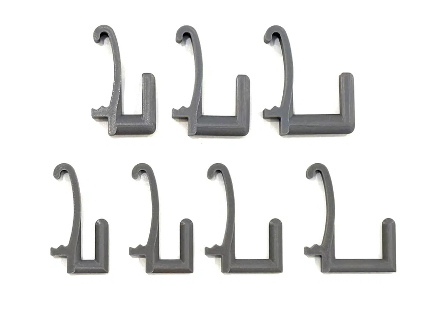 Bộ sưu tập móc treo đủ kích thước cho thanh ray Rubbermaid FastTrack - Image 5