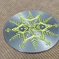 Đế lót ly Snowflake Coaster 1 - Thumbnail 1