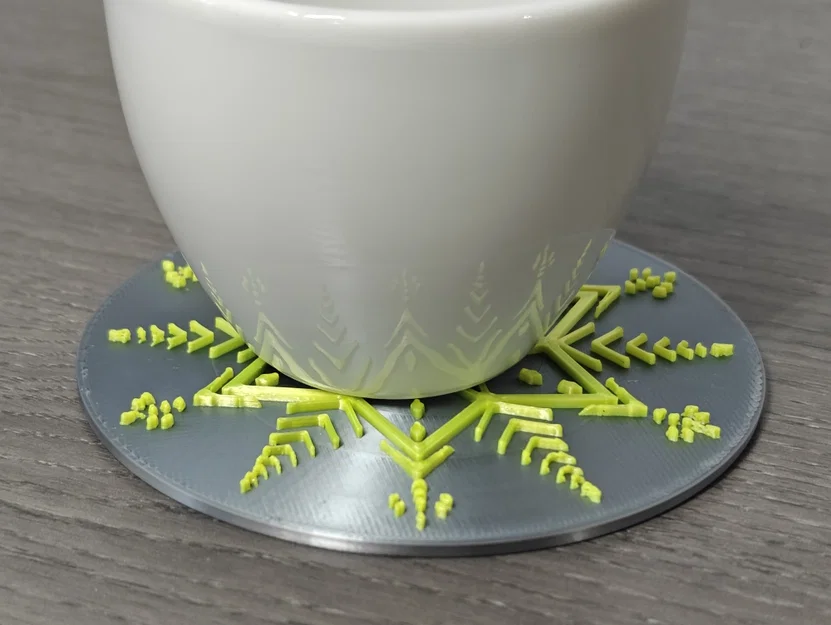 Đế lót ly Snowflake Coaster 1 - Image 4