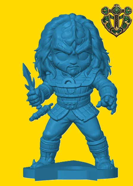 Mô hình Chibi chiến binh Klingon - Image 1