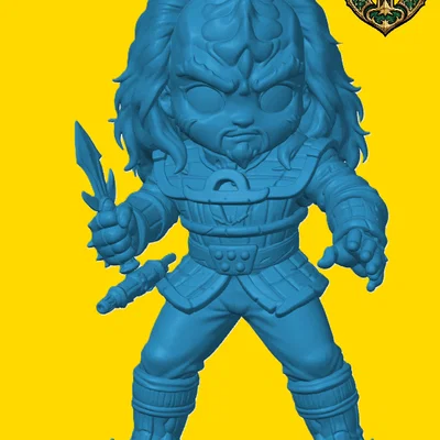 Mô hình Chibi chiến binh Klingon