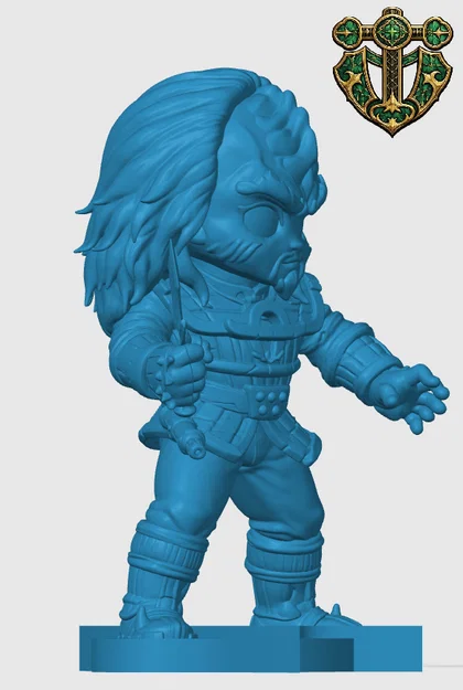 Mô hình Chibi chiến binh Klingon - Image 2